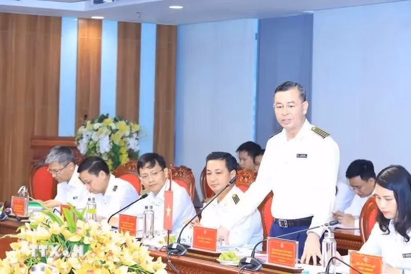 El auditor general estatal de Vietnam, Ngo Van Tuan, en la cita. (Fotografía: VNA)