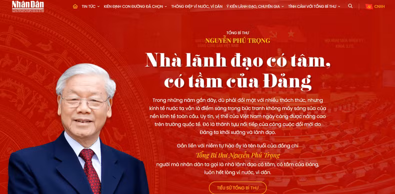 Interfaz de la portada del nuevo portal.