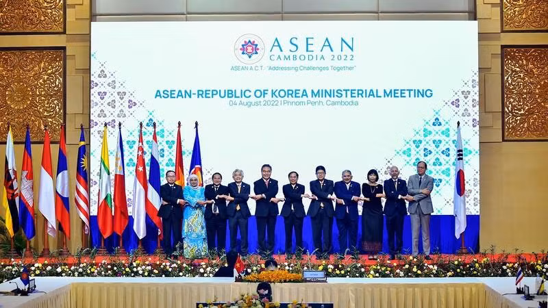 Vietnam y Camboya contribuyen activamente a la Reunión de Ministros de Relaciones Exteriores Asean-Corea del Sur. (Fotografía: Ministerio de Relaciones Exteriores de Vietnam)