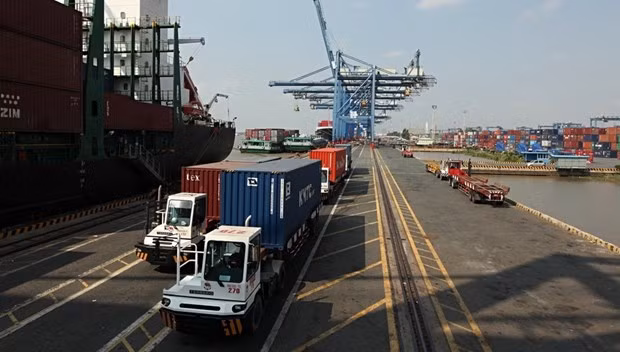 El puerto de Saigón. (Fotografía: VNA)