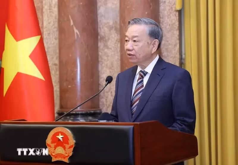 El secretario general del Partido Comunista y presidente de Vietnam, To Lam. (Fotografía: VNA)