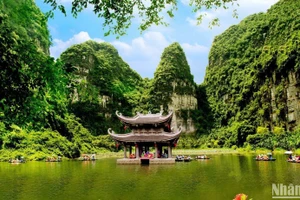 El complejo escénico de Trang An, provincia de Ninh Binh. (Foto: Nhan Dan)