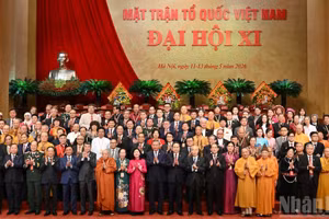 [Foto] Inauguran el XI Congreso Nacional del Frente de la Patria de Vietnam