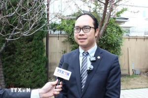El presidente de la Federación de Asociaciones de Vietnamitas en Japón, Nguyen Hong Son. (Foto: VNA)