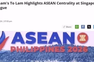 Medios de Indonesia elogian mensaje del líder vietnamita sobre rol central de Asean. Foto: VNA