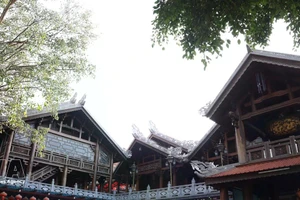 Vista panorámica del conjunto arquitectónico de la Pagoda Sac tu Khai Doan. (Foto: VNA)