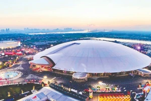 El Centro de Exposiciones de Vietnam en Hanói (Foto: Nhan Dan)