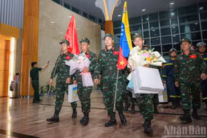 [Foto] Delegación de rescate de Vietnam culmina su misión humanitaria en Venezuela