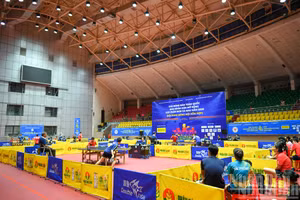 [Foto] Inauguran Campeonato Nacional Abierto de Tenis de Mesa del periódico Nhan Dan