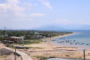 La zona prevista para la ejecución del proyecto de construcción de la Central Nuclear 1 en la provincia de Ninh Thuan.