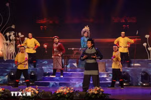 Artistas de Ciudad Ho Chi Minh en un evento. (Foto: VNA)