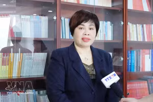 La profesora Phan Kim Nga, investigadora sénior del Instituto de Estudios del Marxismo de la Academia China de Ciencias Sociales. (Foto: VNA)