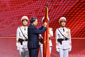 [Foto] Ceremonia por el 80º aniversario de Fuerza de Seguridad Popular