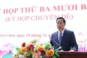 Ha Quang Trung, subsecretario del Comité del Partido Comunista de Vietnam en Lai Chau, elegido como presidente del Comité Popular. (Foto: Nhan Dan)