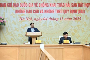 El primer ministro de Vietnam, Pham Minh Chinh, preside la 20ª reunión del Comité Directivo Nacional para la lucha contra la pesca ilegal, no declarada y no reglamentada (INDNR).