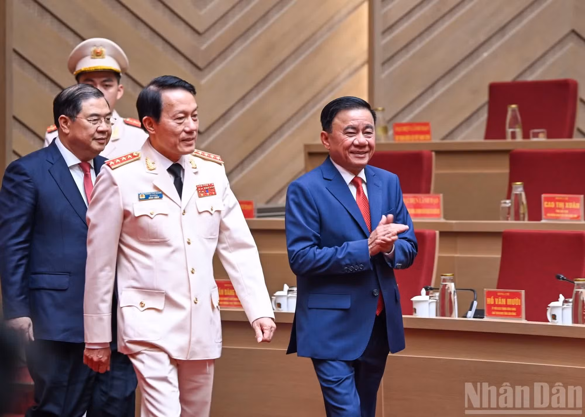 Tran Cam Tu, asiste al acto conmemorativo.