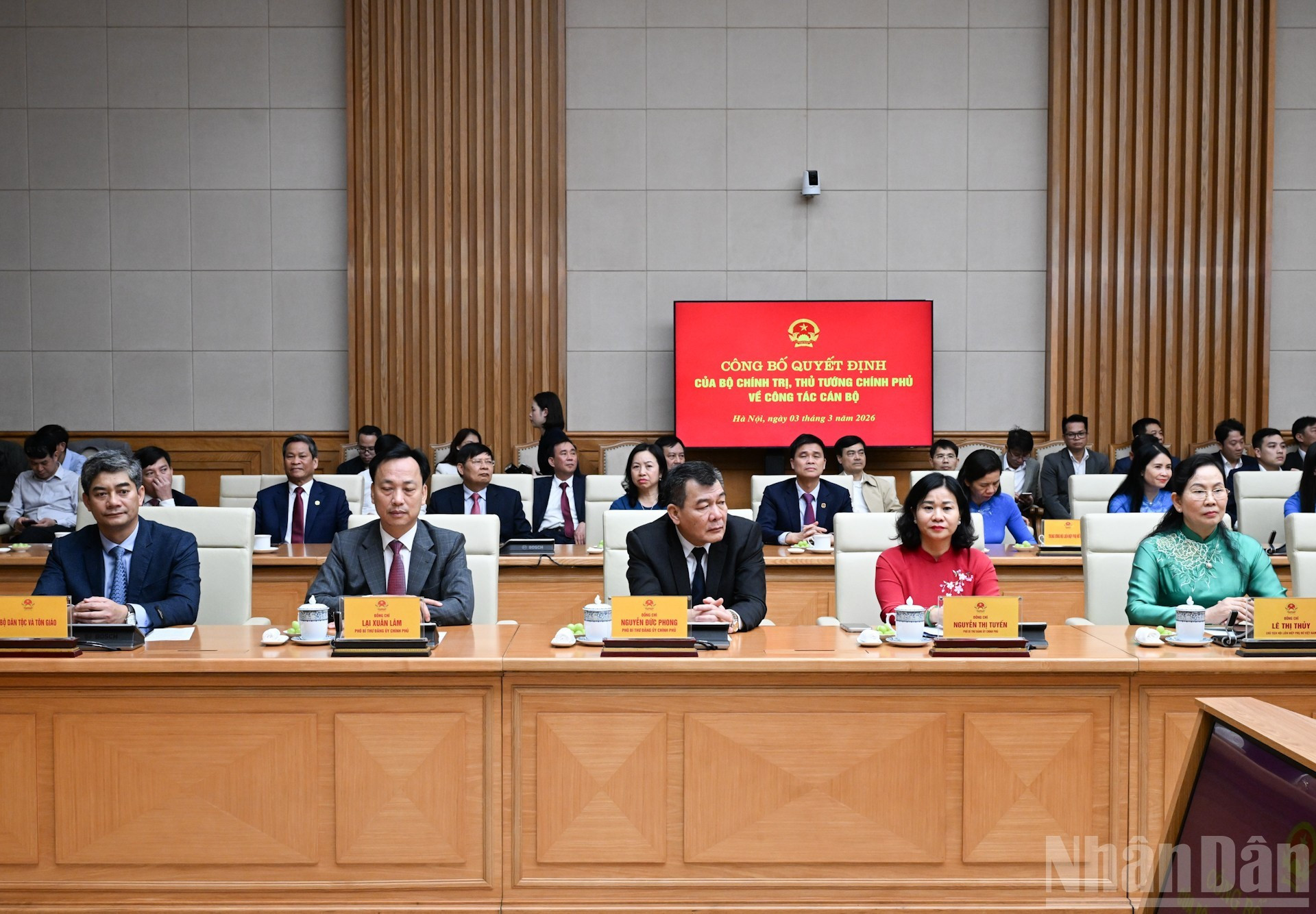 Delegados a la ceremonia.