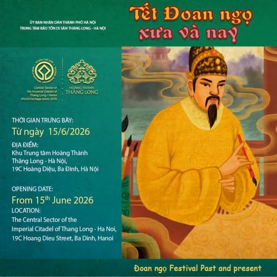 La exposición temática “El Tet Doan Ngo de ayer y de hoy” enaltece rinde homenaje a los valores culturales tradicionales de la nación. El espacio expositivo se estructura en torno a dos ejes principales: “El Tet Doan Ngo en la tradición popular” y “El Tet Doan Ngo en la corte de Thang Long durante la dinastía Le”.
