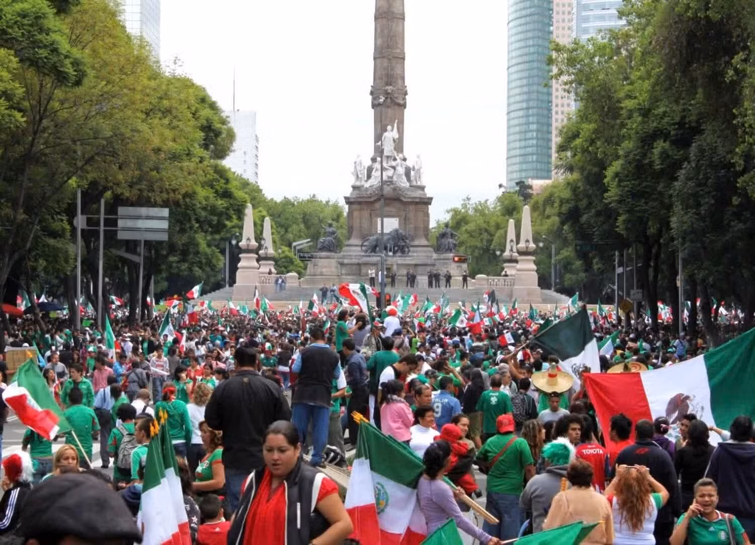 El ambiente mundialista llena de entusiasmo las calles de México por estos días. (Foto: cortesía del entrevistado)