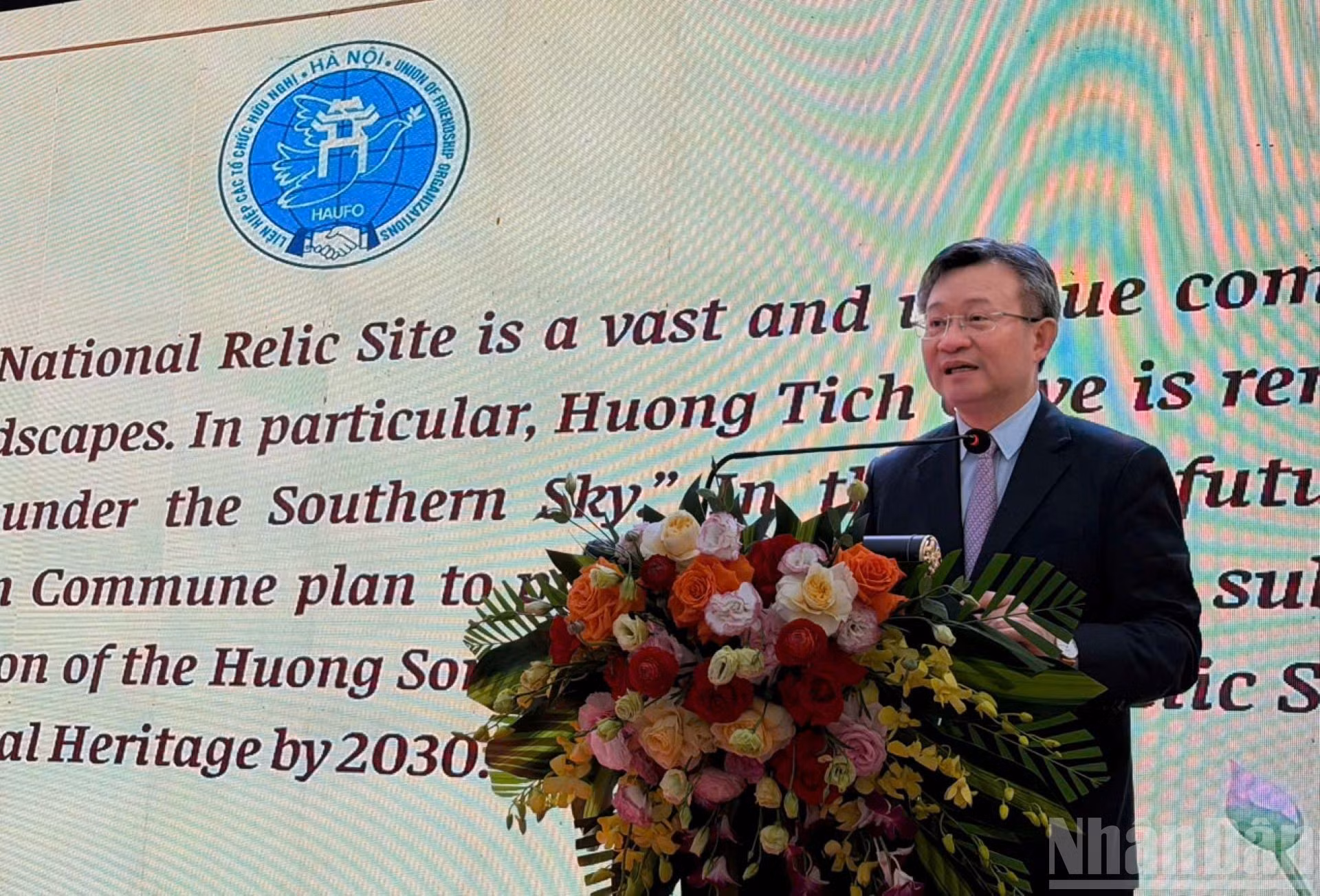 El presidente de Haufo, Nguyen Ngoc Ky expresa su esperanza de que el evento brinde a los amigos internacionales experiencias sobre la cultura espiritual, el paisaje armonioso y la hospitalidad de la gente de Hanói en particular y de Vietnam en general.