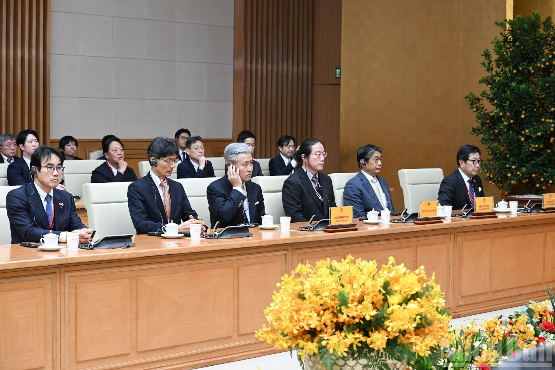 Miembros de la delegación de la JCCI en el encuentro.
