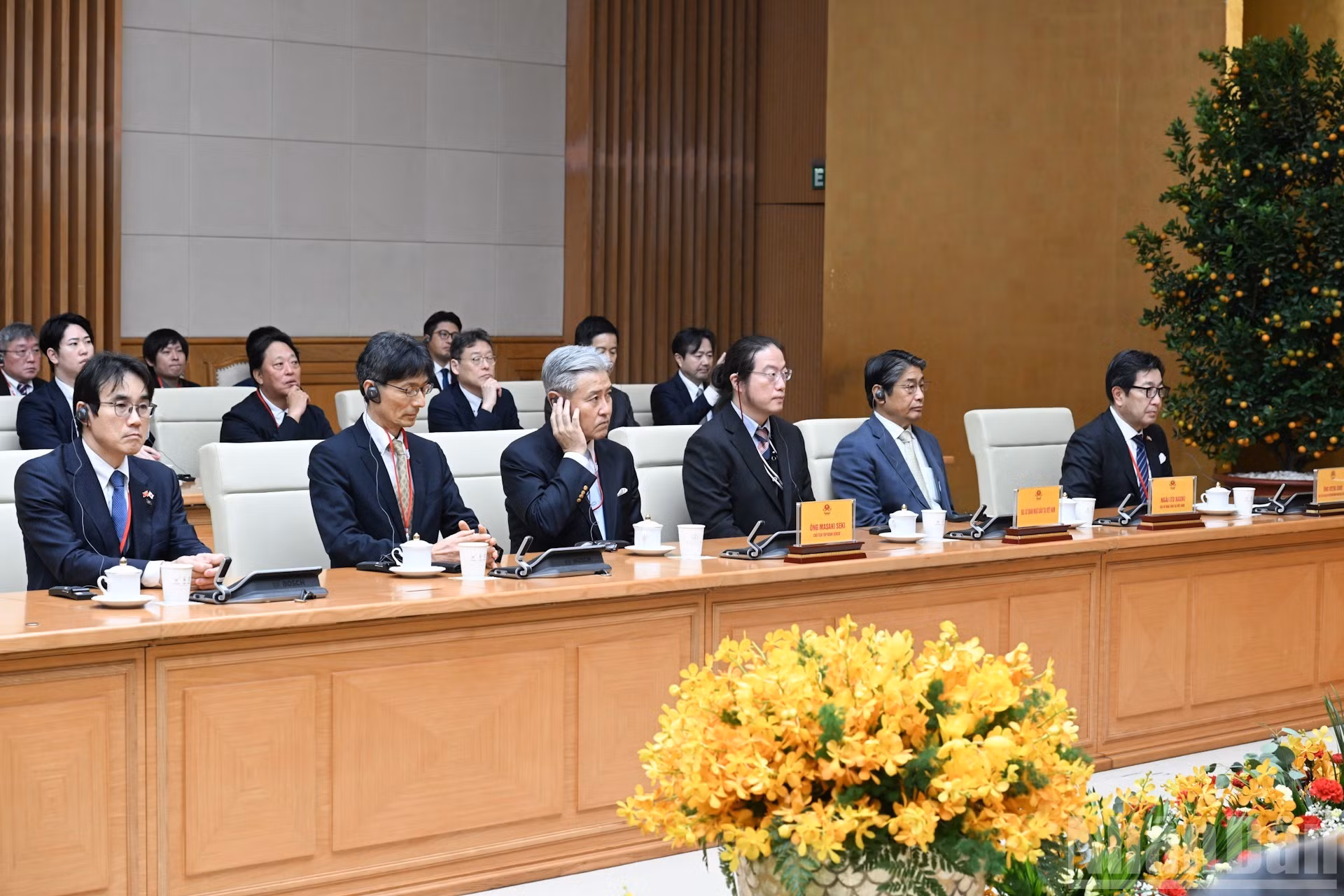 Miembros de la delegación de la JCCI en el encuentro.