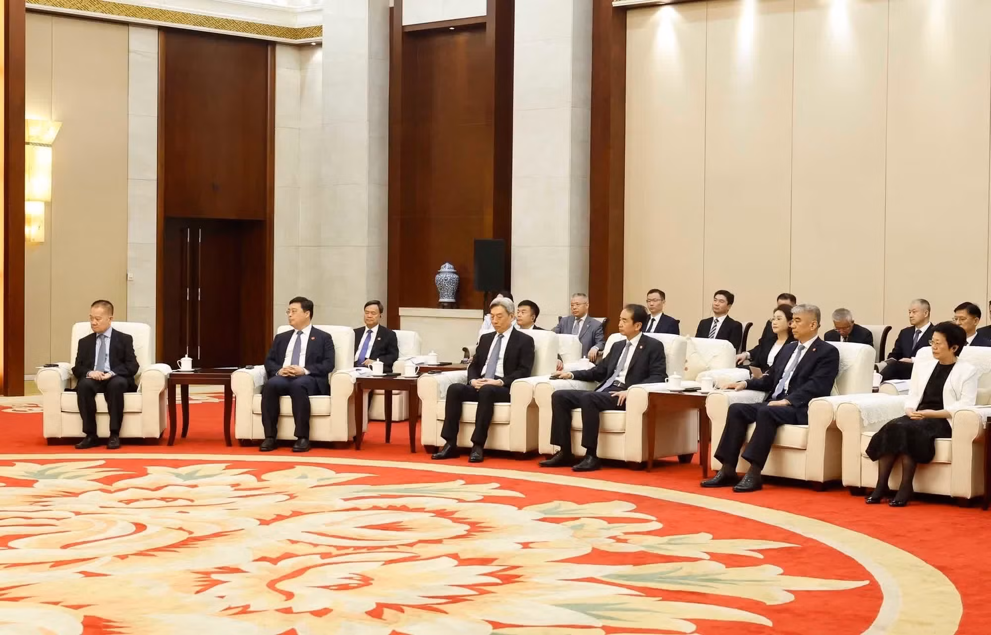 Delegados al encuentro. (Foto: Thong Nhat/VNA)