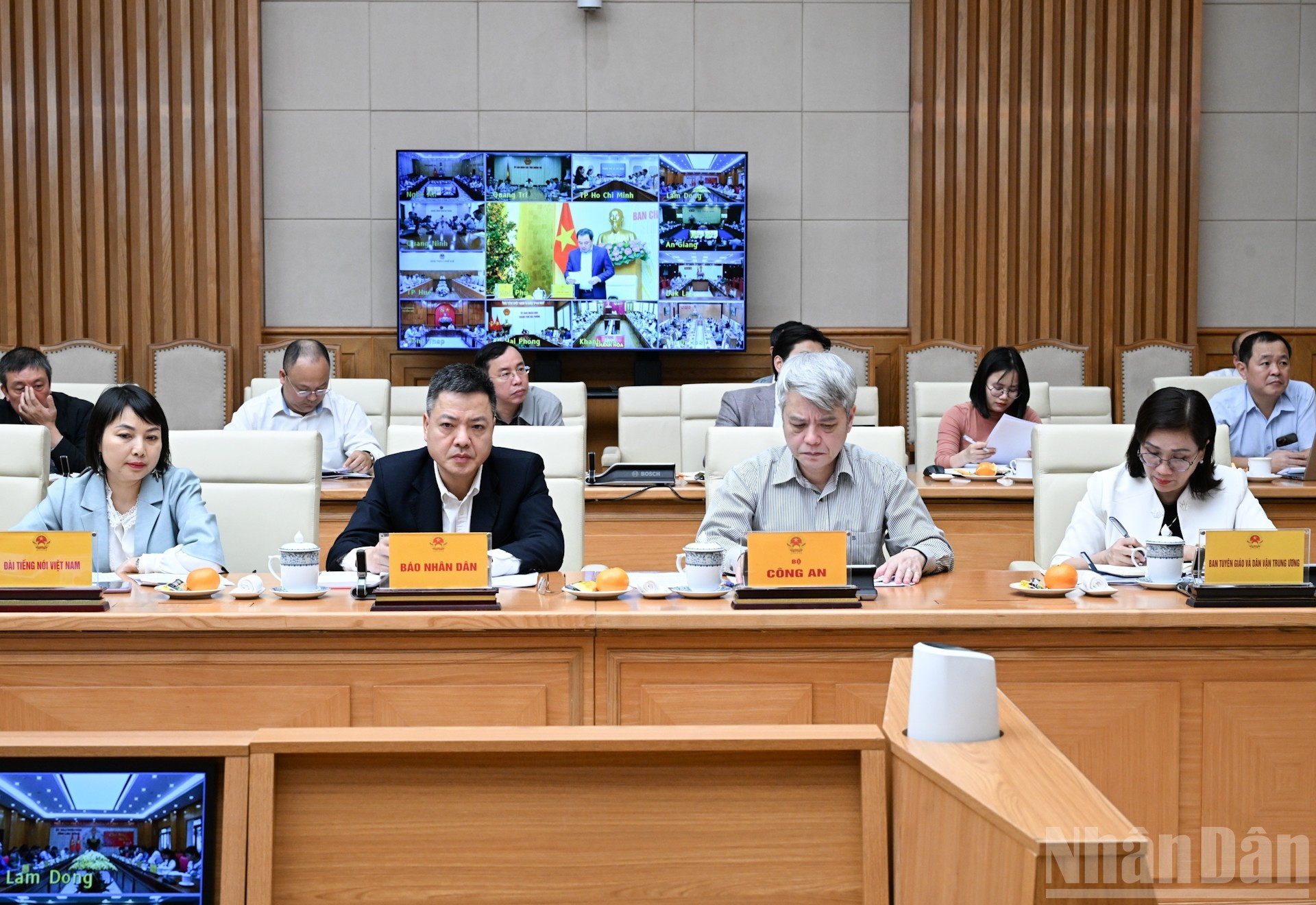 Delegados a la reunión.
