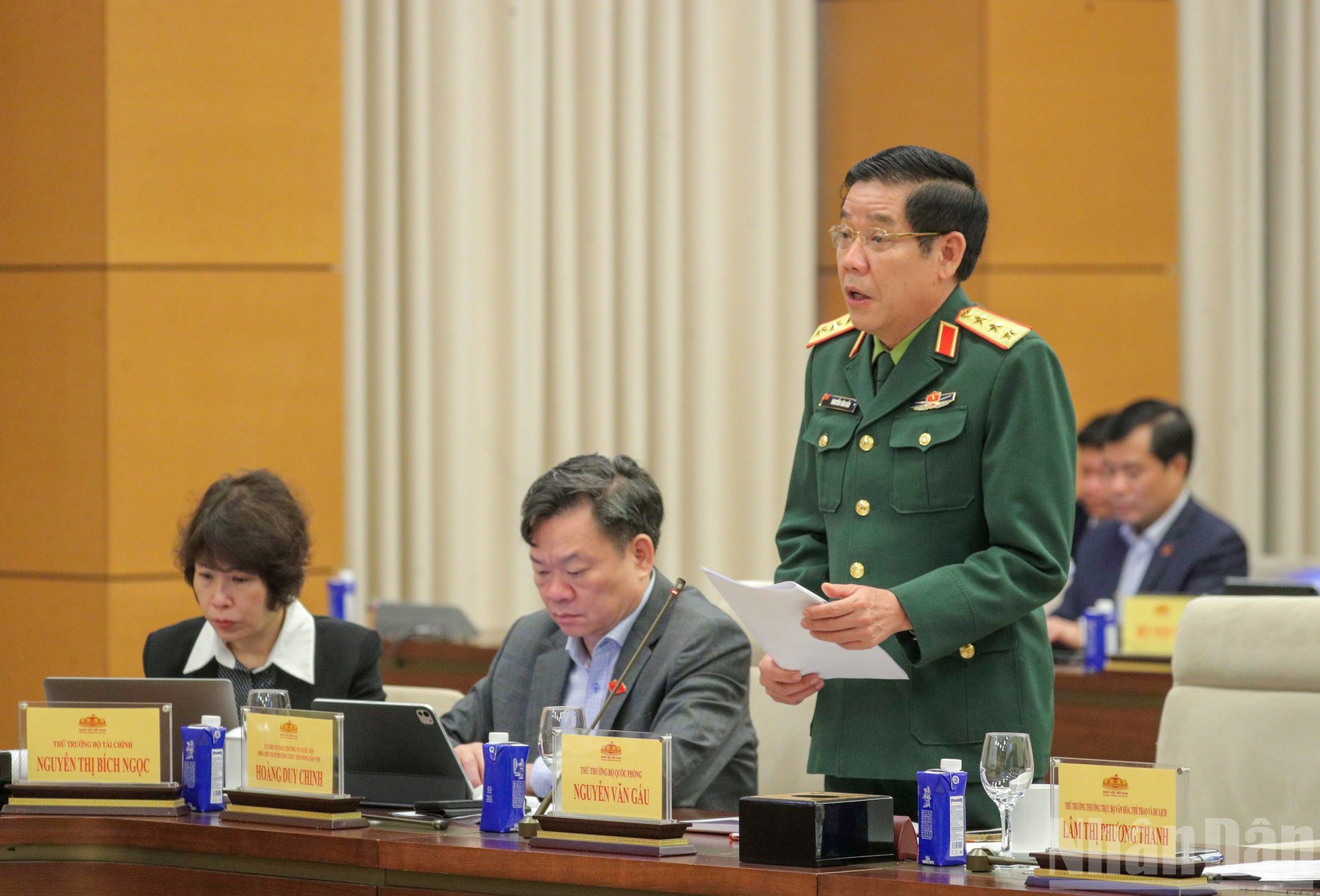 El viceministro de Defensa Nguyen Van Gau. (Foto: Duy Linh)