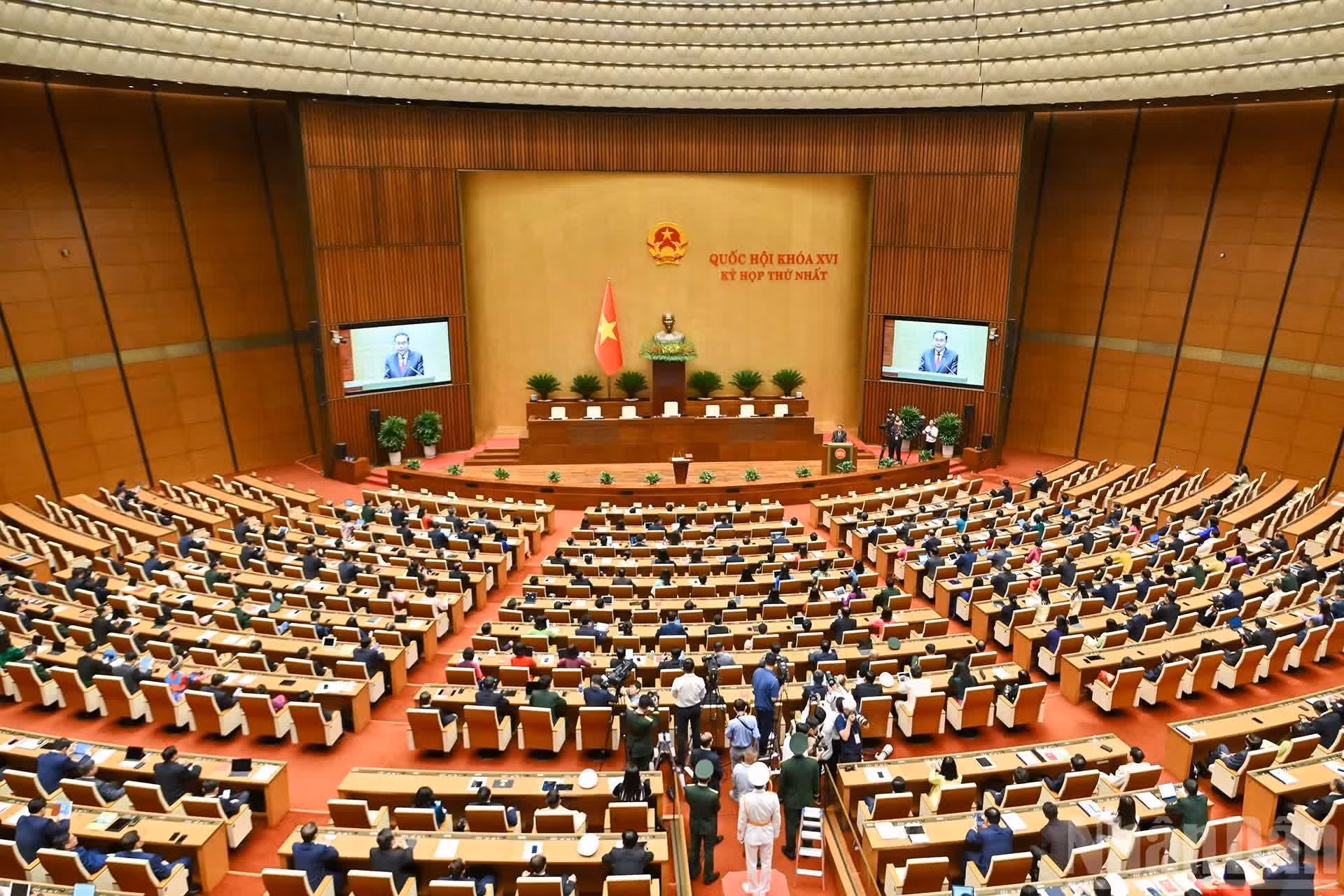 Vista general de la ceremonia.