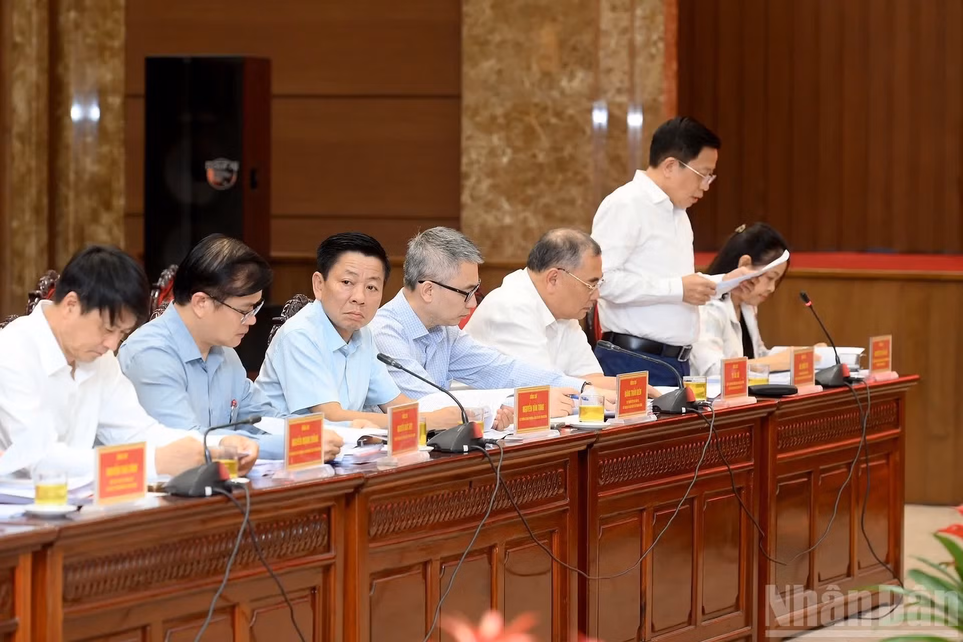 Delegados a la reunión.