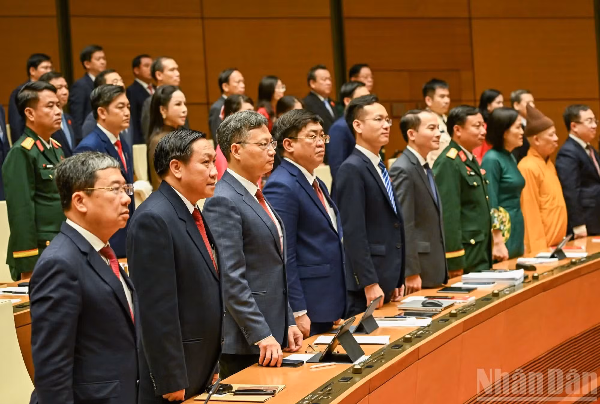 Diputados de la Asamblea Nacional en la ceremonia.