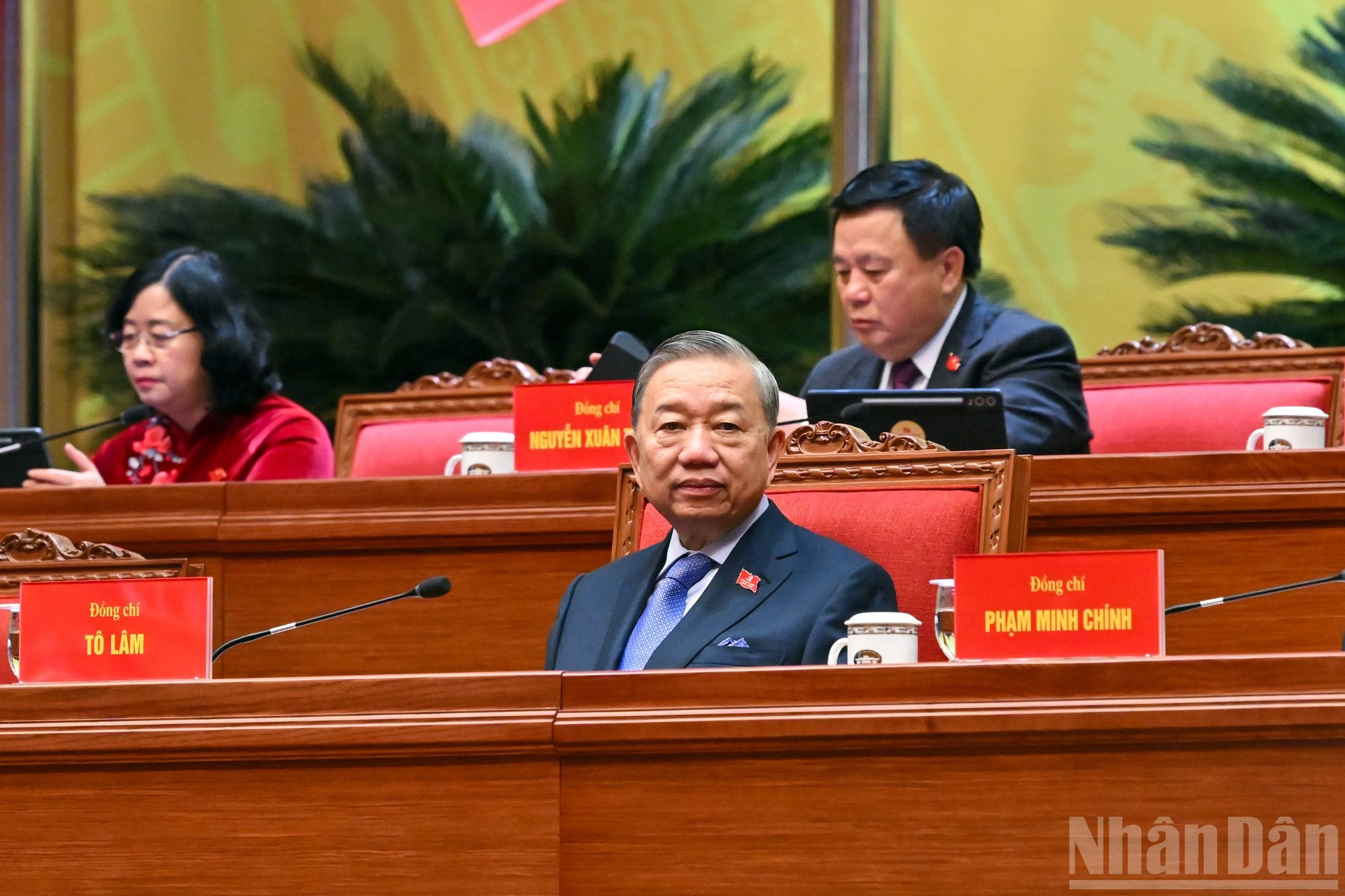 El secretario general del PCV, To Lam en la cita. (Foto: TRAN HAI)