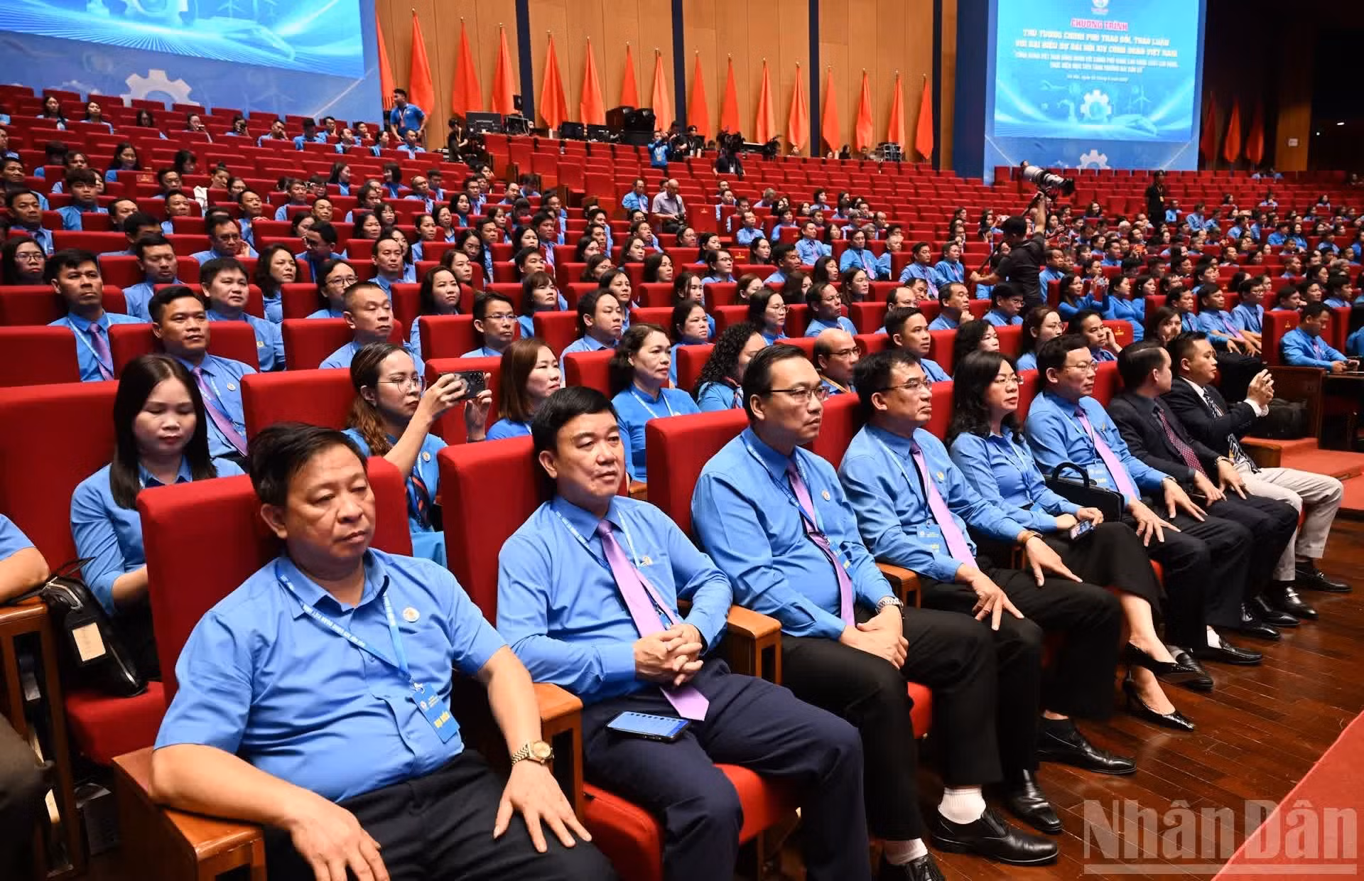 Los delegados al evento.