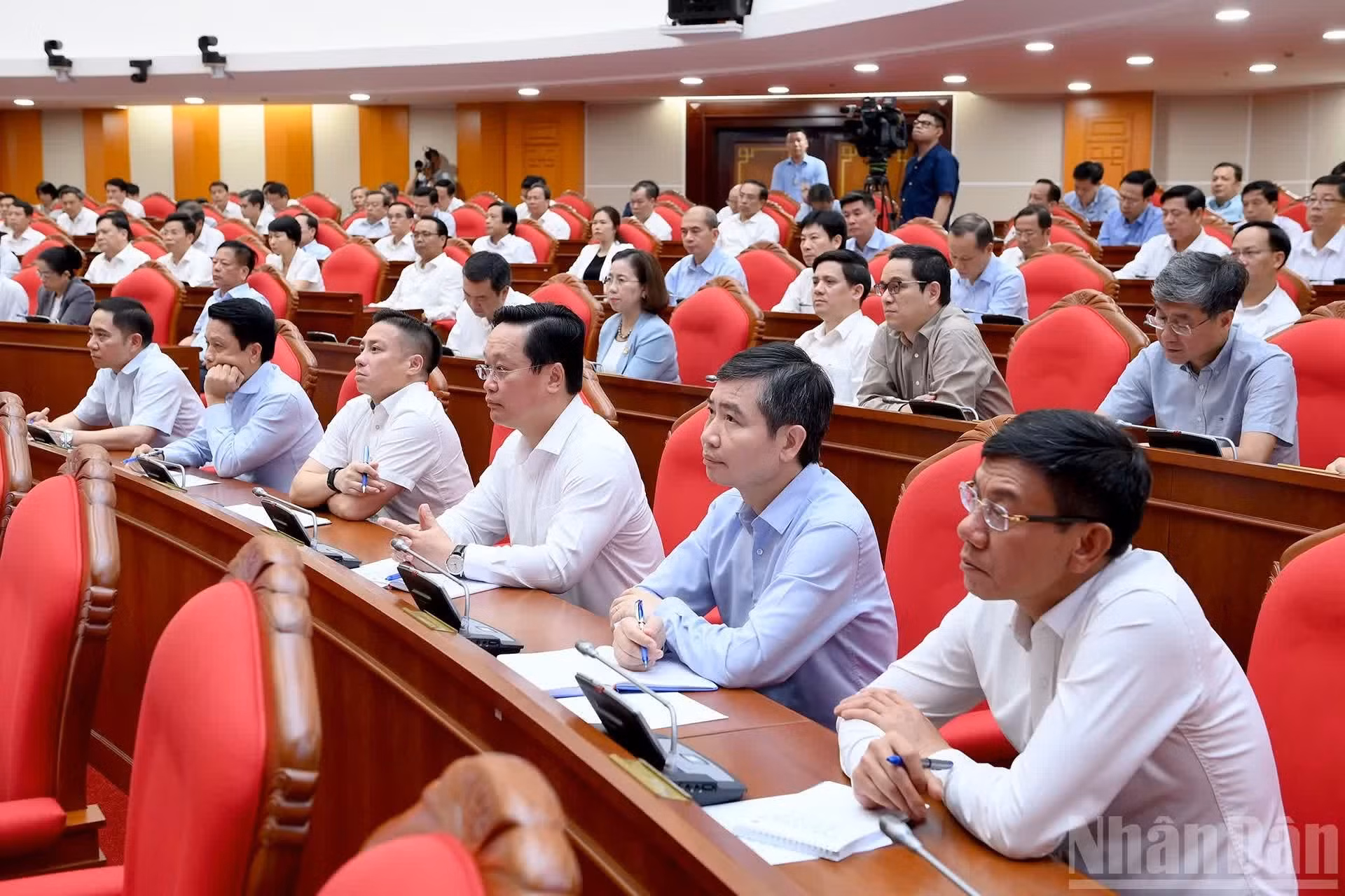 Delegados en la reunión.