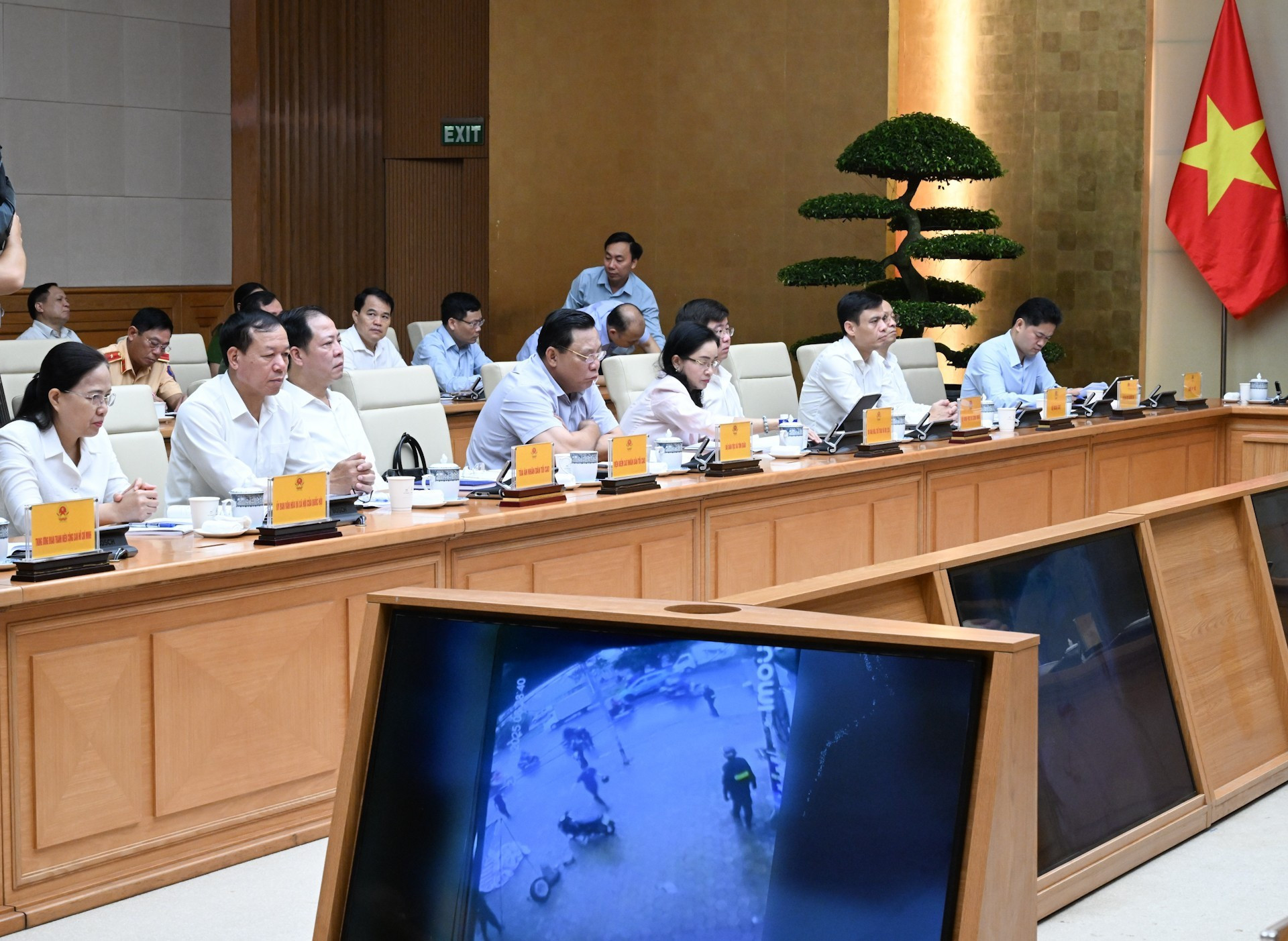 Delegados en la conferencia.