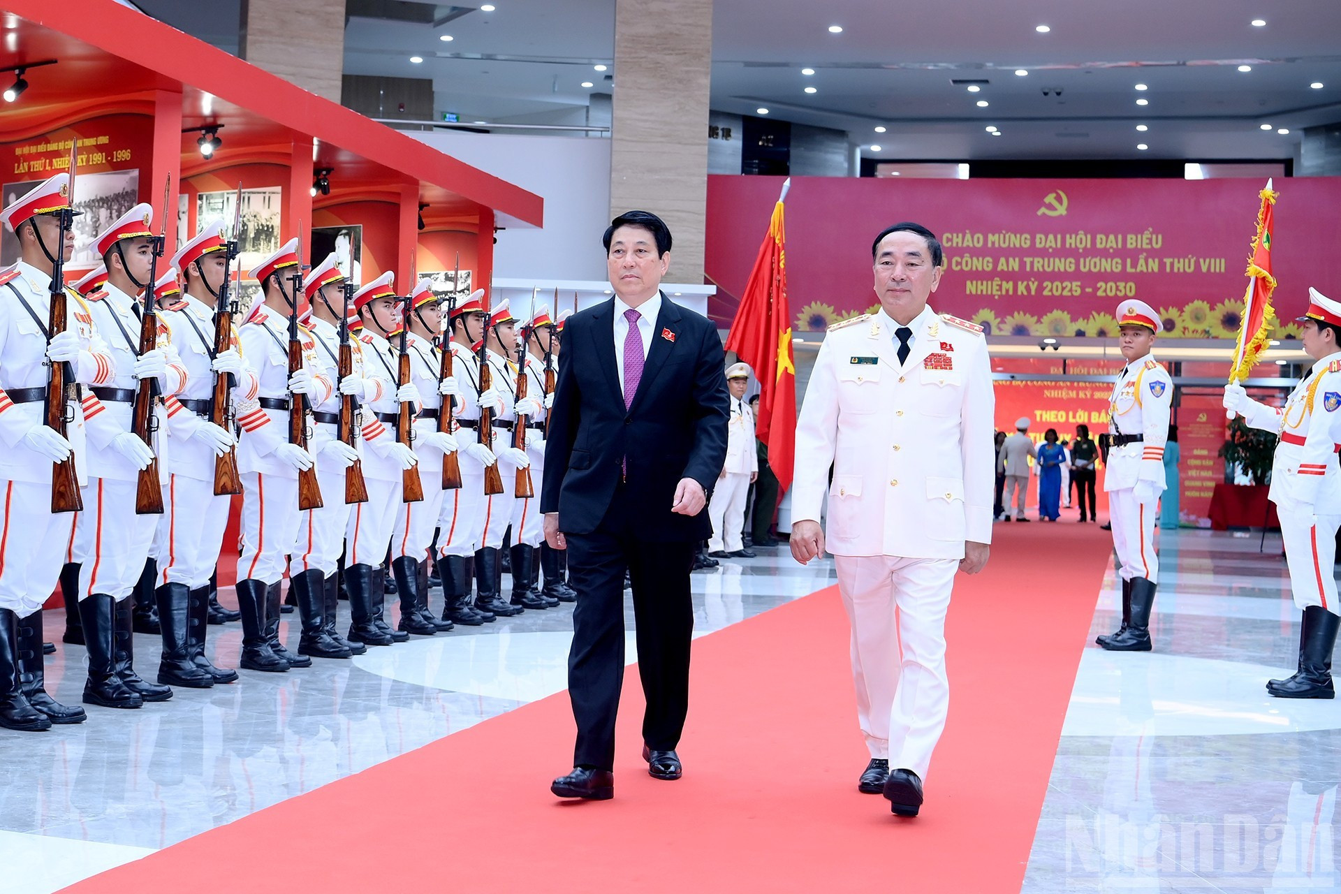 El presidente vietnamita, Luong Cuong, en la cita. El presidente vietnamita, Luong Cuong, en la cita.