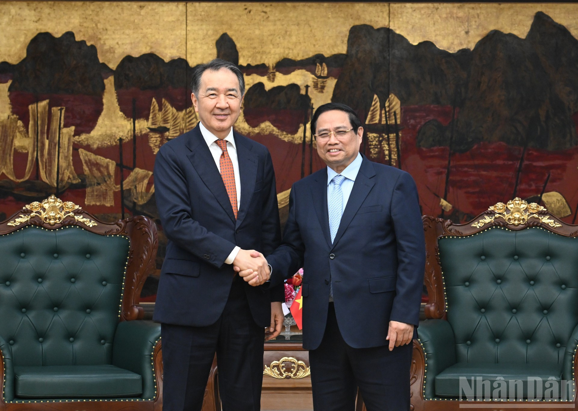 [Foto] Premier vietnamita recibe a presidente de Consejo de la Comisión Económica Euroasiática