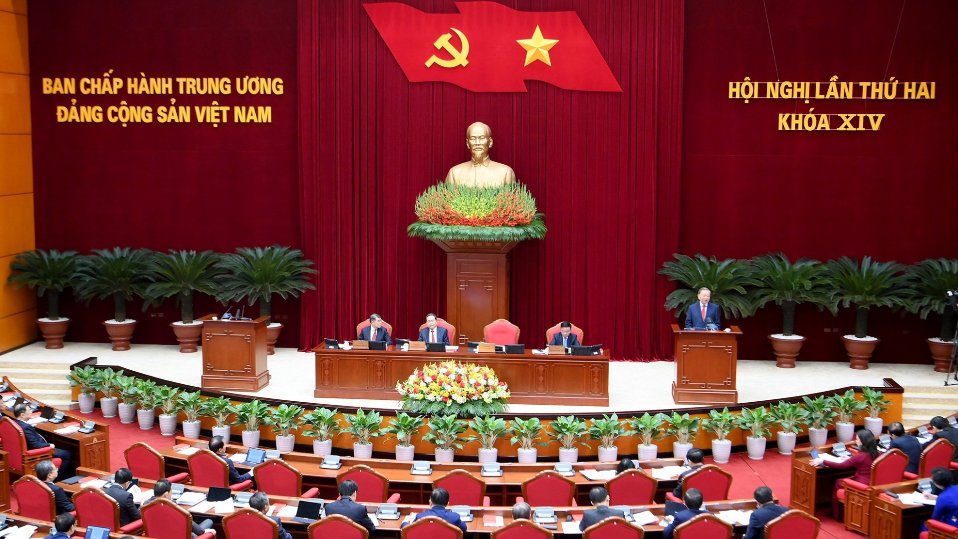 [Foto] Inauguran segundo Pleno de Comité Central del PCV del XIV mandato