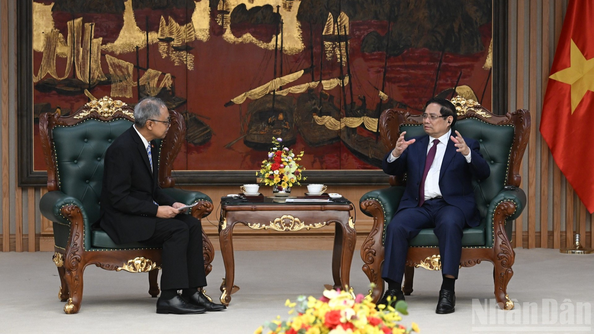 [Foto] Premier vietnamita recibe a nuevo embajador de Indonesia en Hanói