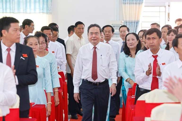 [Foto] Presidente de la ANV asiste a Asamblea del Comité partidista de comuna de Thanh Xuan en Can Tho