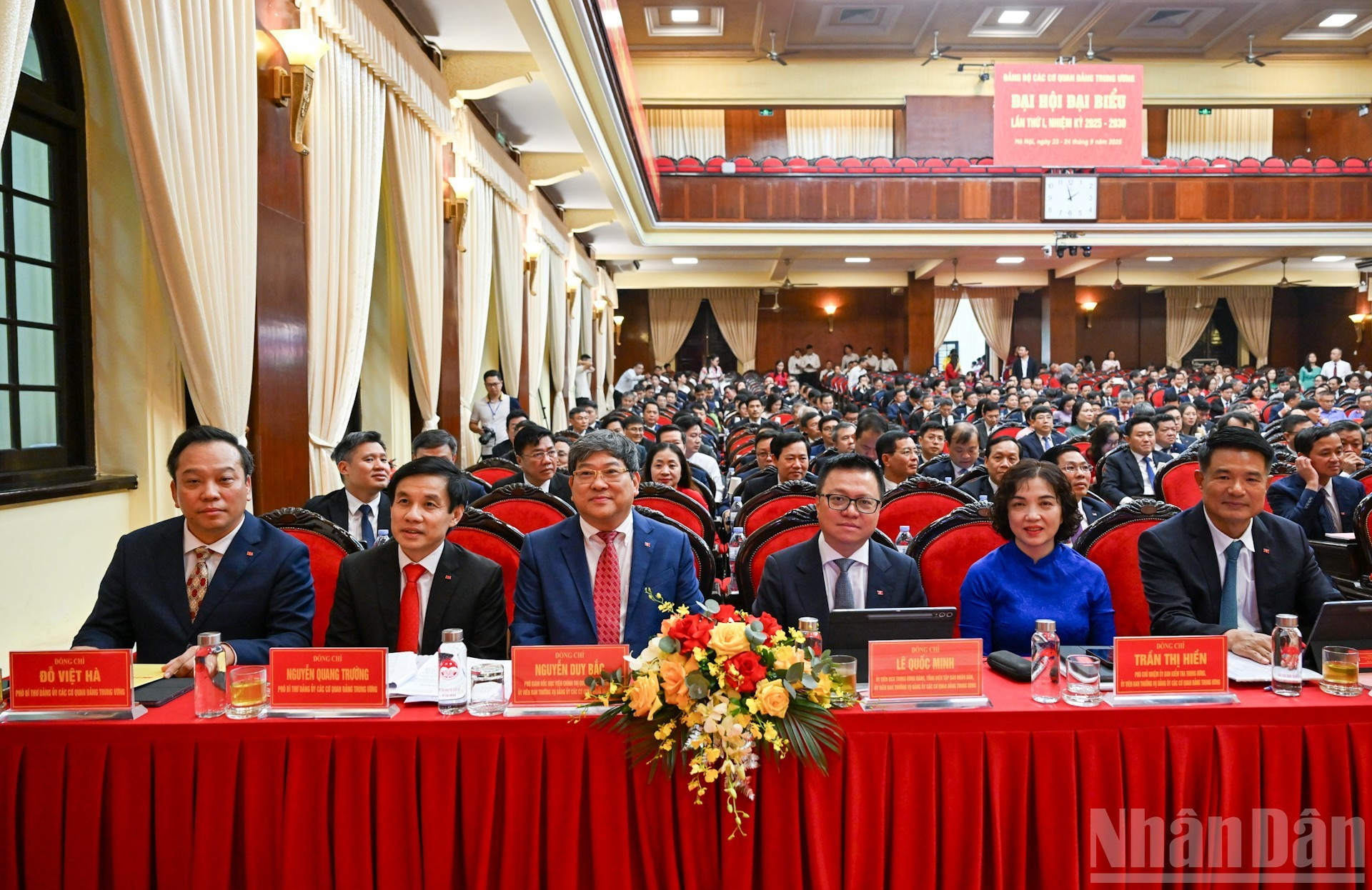 Delegados en la cita.