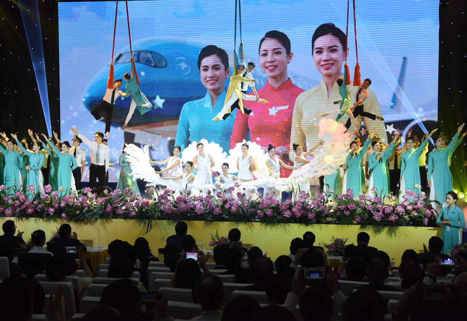 Actuación artística inaugural de la ceremonia.