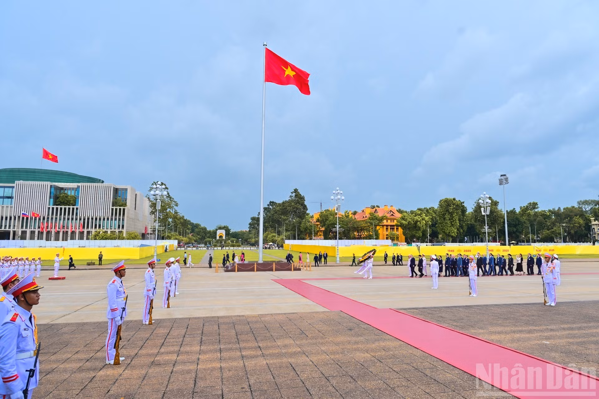 Panorama de la ceremonia.