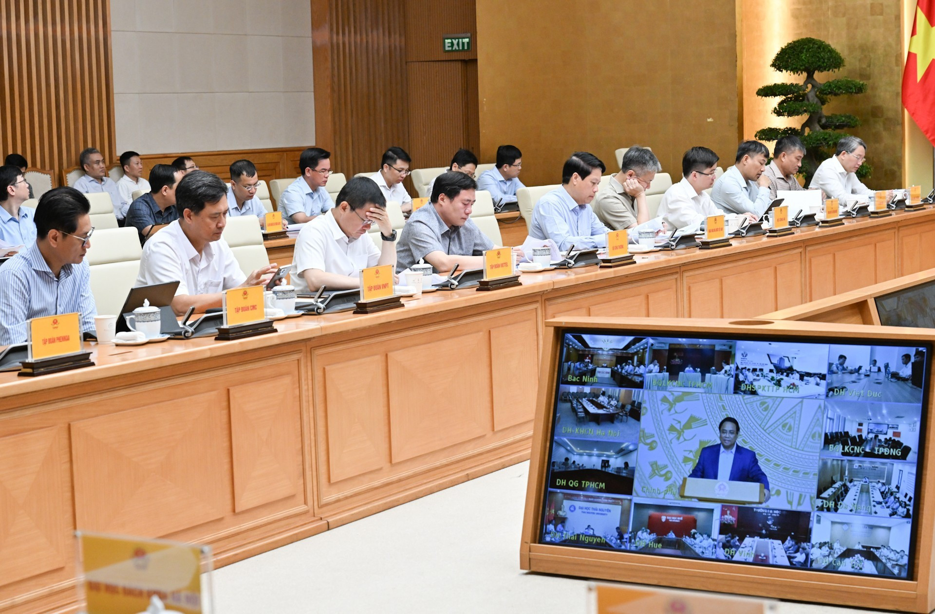 Delegados a la reunión. (Foto: VNA)
