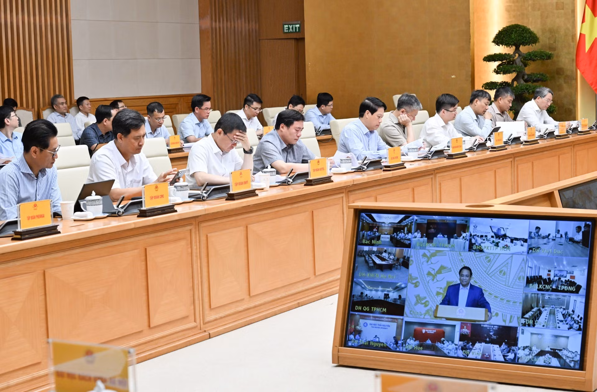 Delegados a la reunión. (Foto: VNA)
