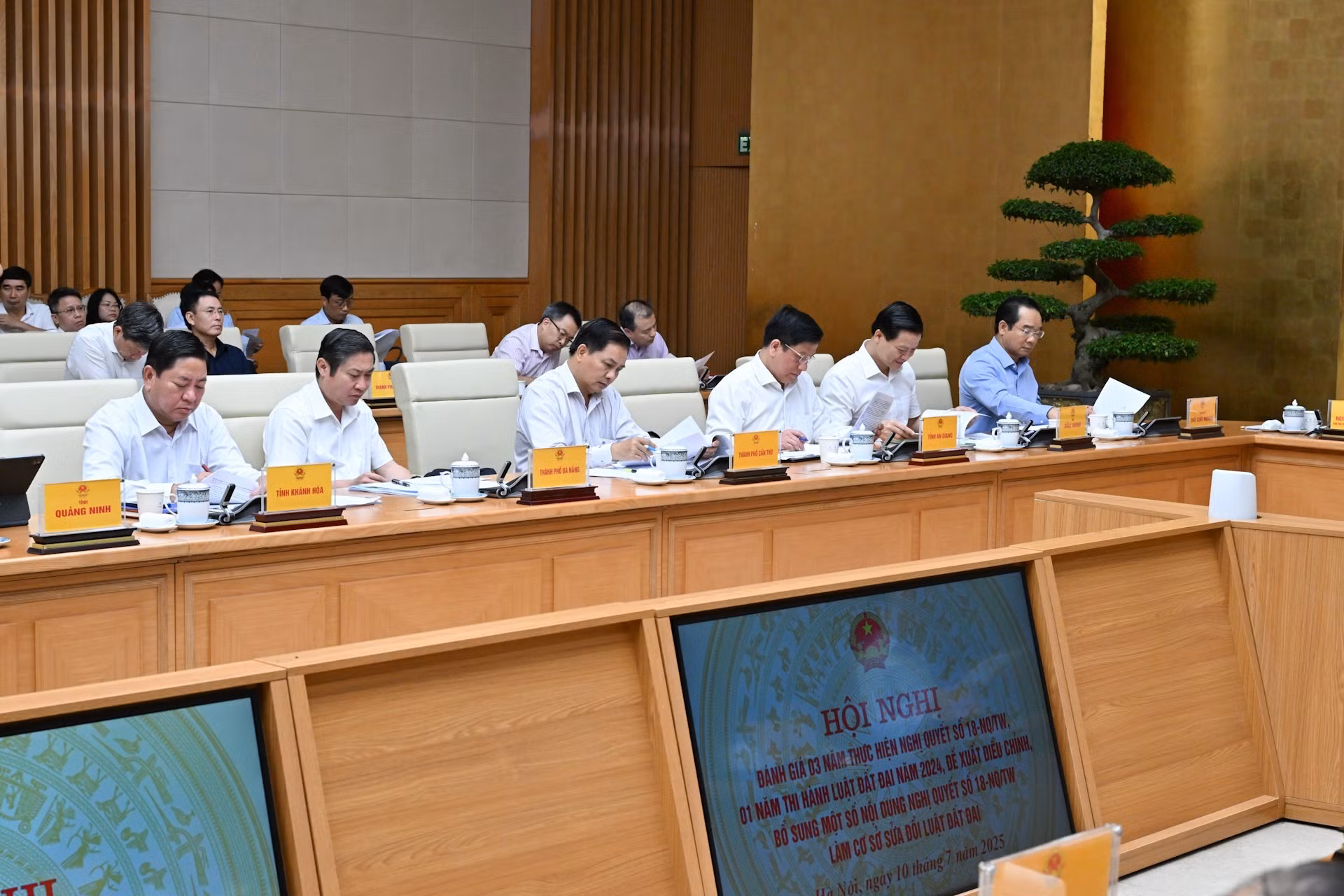 Delegados en el evento.