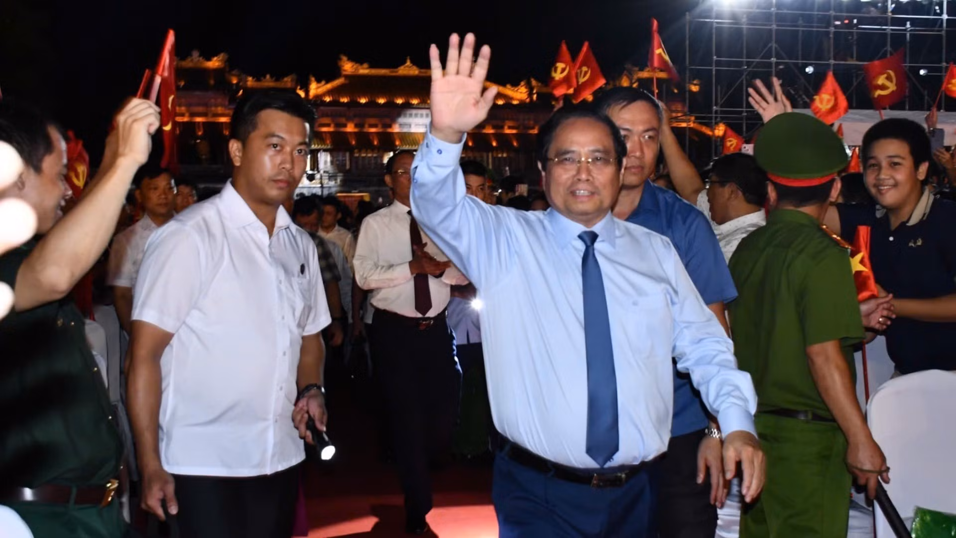 El primer ministro Pham Minh Chinh en el evento.