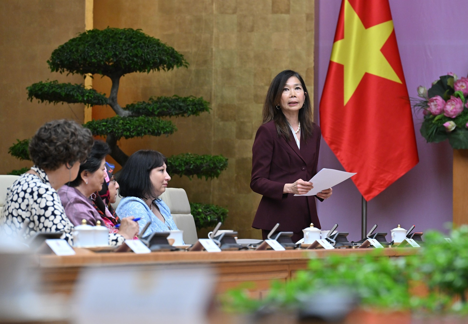 Pauline Tamesis, coordinadora residente de las Naciones Unidas en Vietnam, Pauline Tamesis, coordinadora residente de las Naciones Unidas en Vietnam,