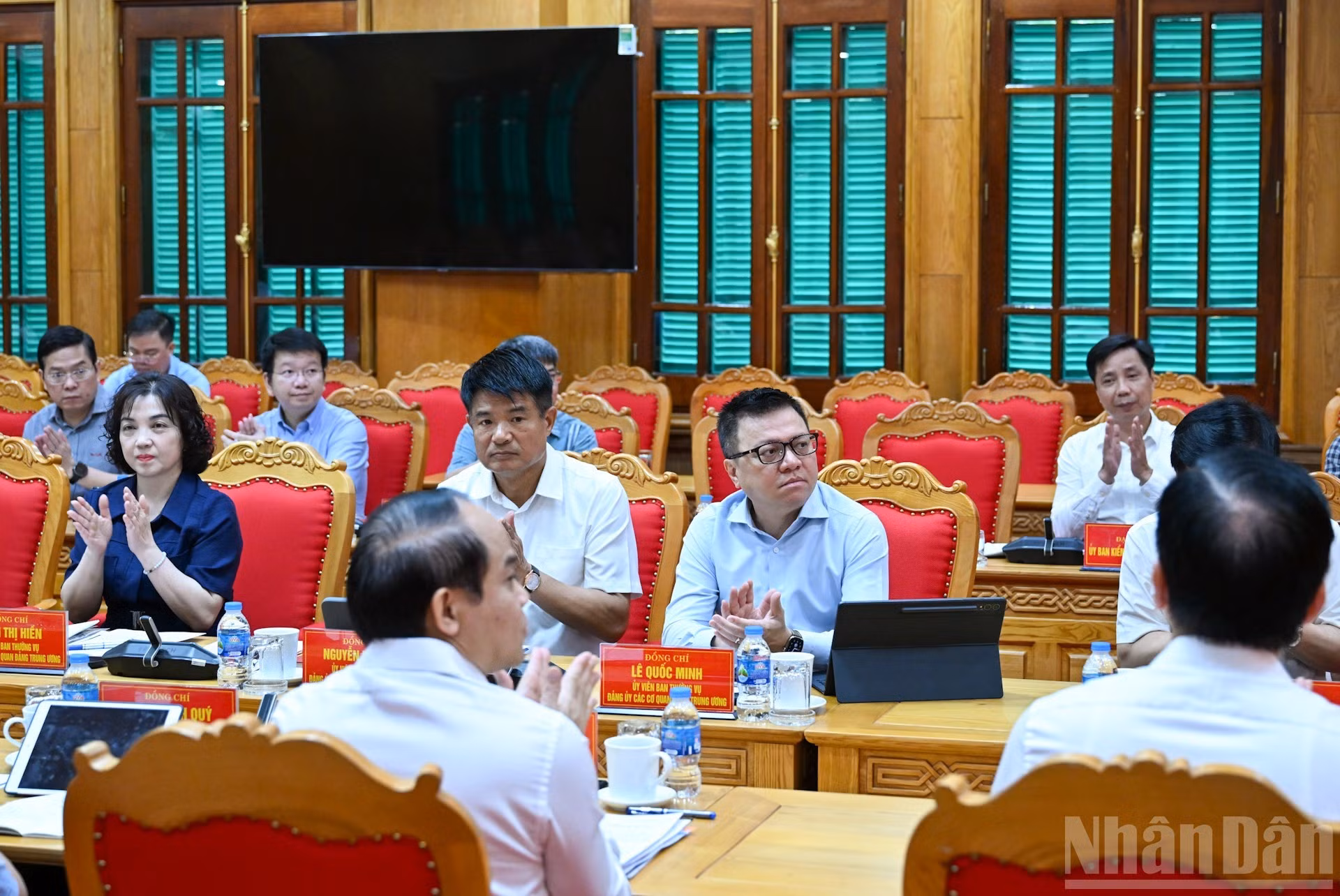 Delegados en la cita.